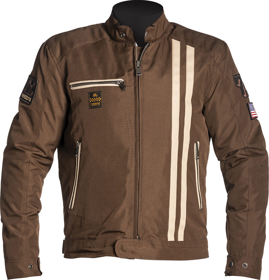 Helstons Cobra Motorcycle Textile Jacket, brown, Size S, brown, Size S
