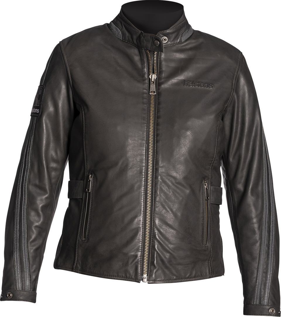 Helstons Dixie Ladies Motorcycle Leather Jacket, brown, Size S for Women, brown, Size S for Women