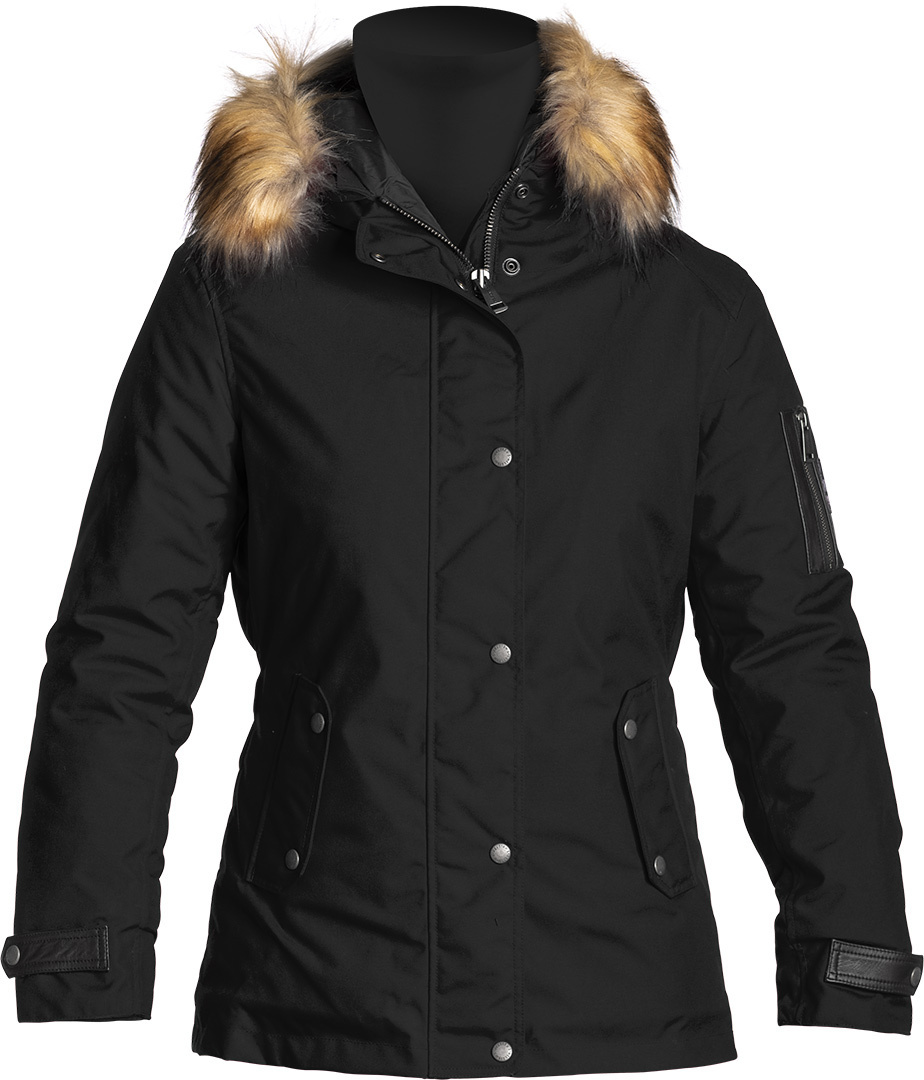 Helstons Artict Ladies Motorcycle Textile Jacket, black, Size S for Women, black, Size S for Women