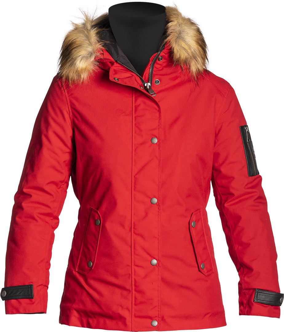 Helstons Artict Ladies Motorcycle Textile Jacket, red, Size XL for Women, red, Size XL for Women