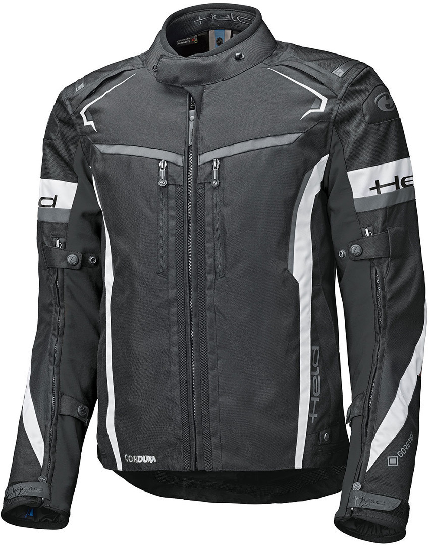 Held Imola ST Motorcycle Textile Jacket, black-white, Size 3XL, black-white, Size 3XL