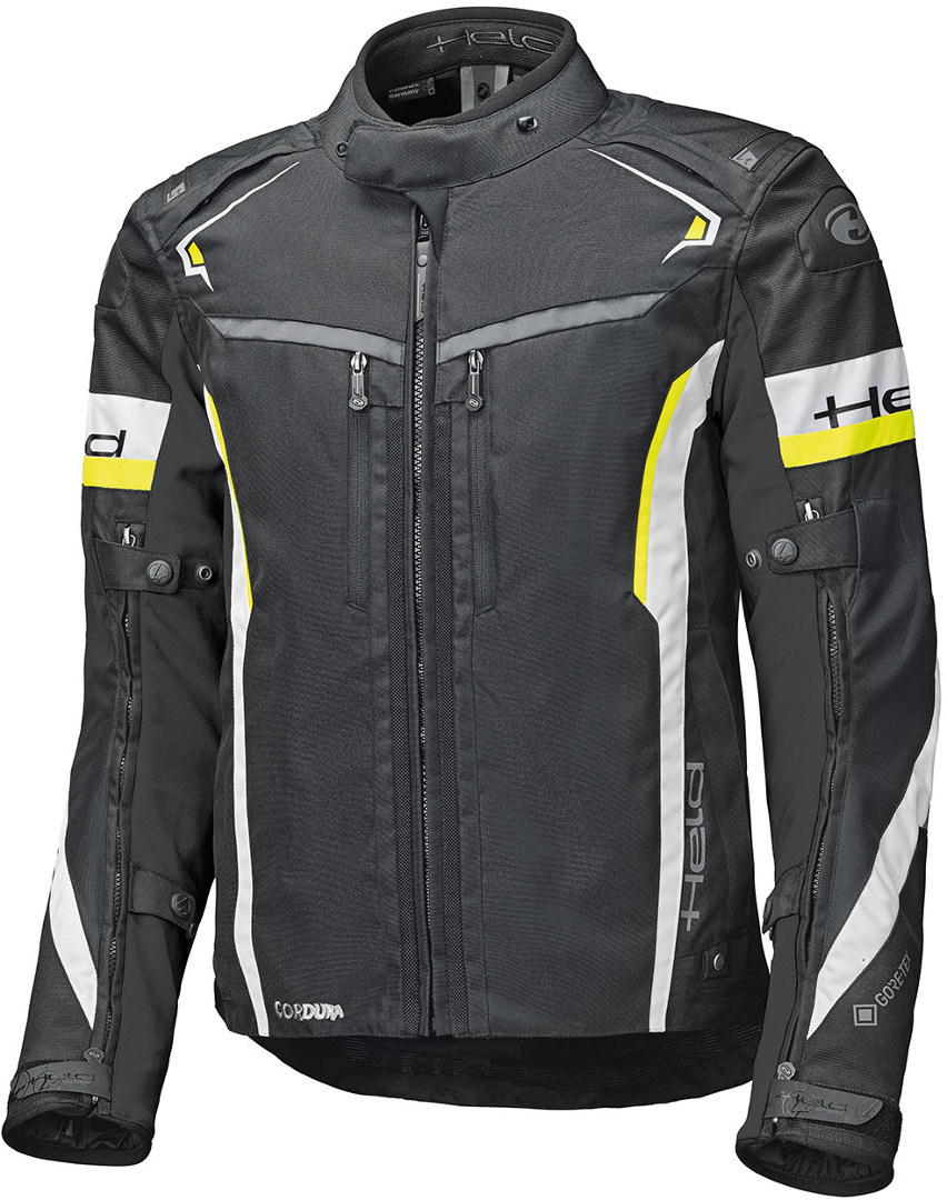 Held Imola ST Motorcycle Textile Jacket, black-yellow, Size M, black-yellow, Size M