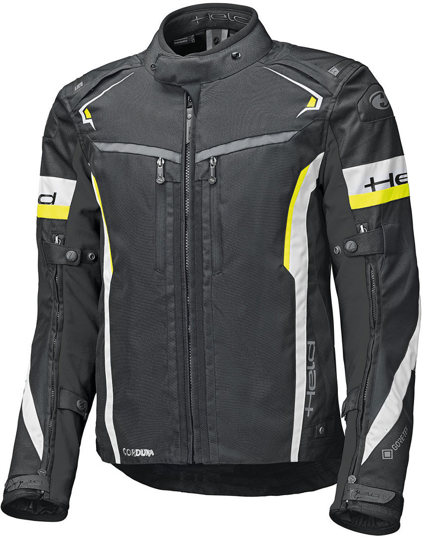 Held Imola ST Motorcycle Textile Jacket, black-yellow, Size L, black-yellow, Size L