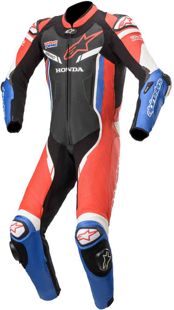 Alpinestars Honda GP Pro V2 Één stuk motorfiets leder pak