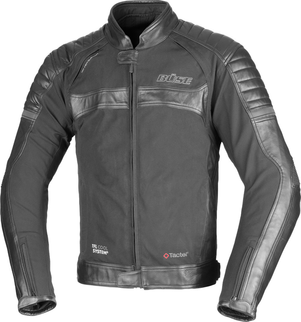 Büse Ferno Motorcycle Textile Jacket, black, Size 50, black, Size 50