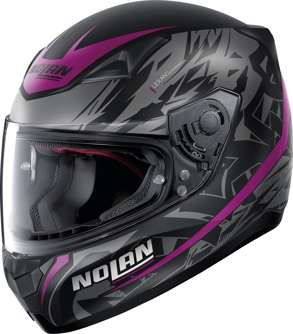 Nolan N60-5 Metropolis Helmet, black-purple, Size XS, black-purple, Size XS