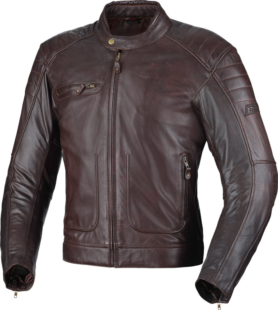 Büse Chester Motorcycle Leather Jacket, brown, Size 48, brown, Size 48