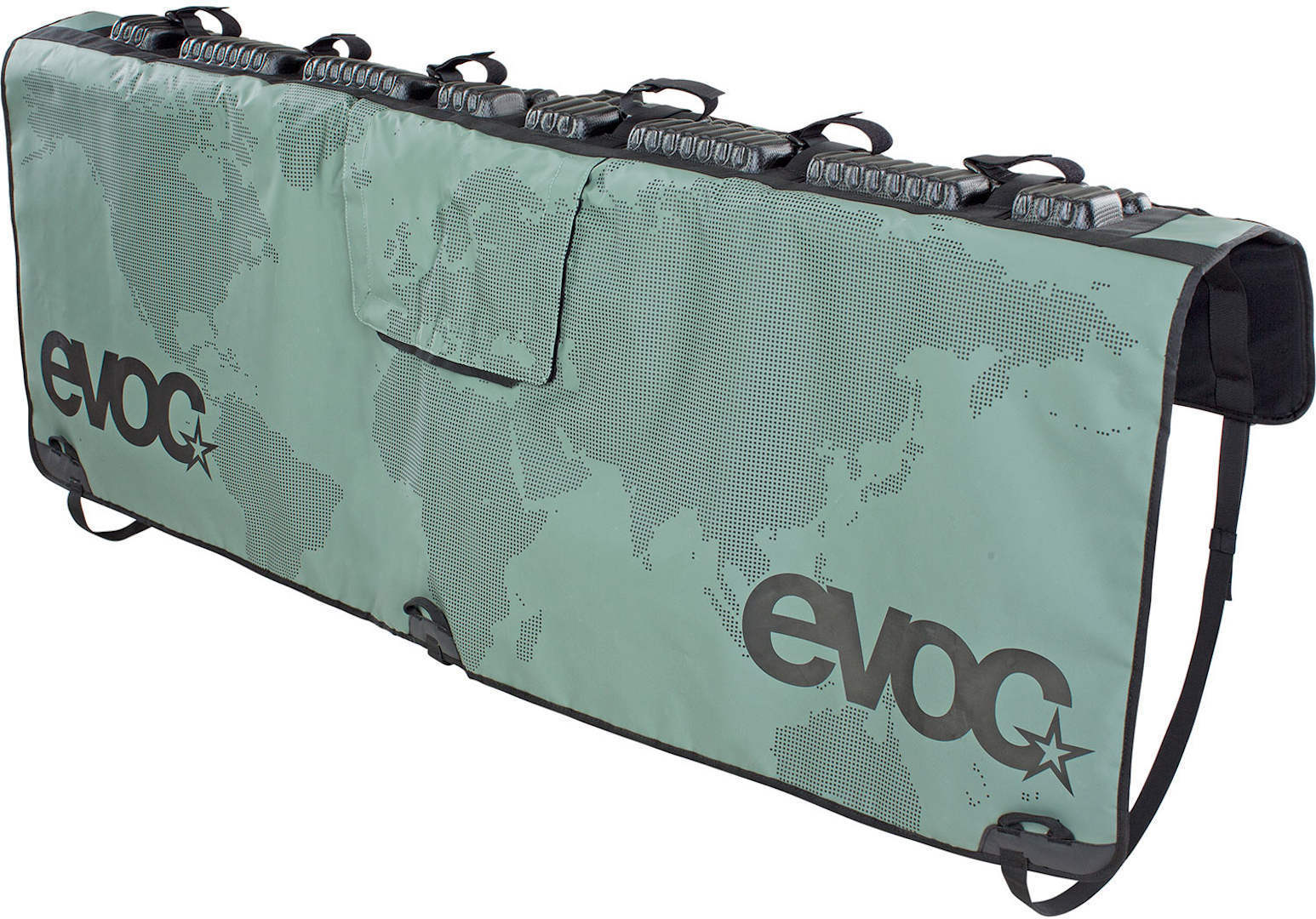 Evoc Tailgate Pad Transport skydd, grön, storlek XL