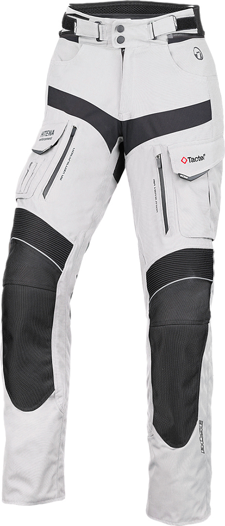 Büse Open Road II Ladies Motorcycle Textile Pants, grey, Size 38 for Women, grey, Size 38 for Women