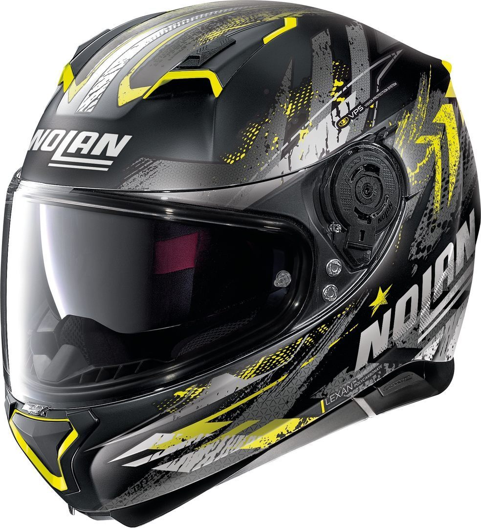 Nolan N87 Carnival N-Com Helmet, black-yellow, Size S, black-yellow, Size S