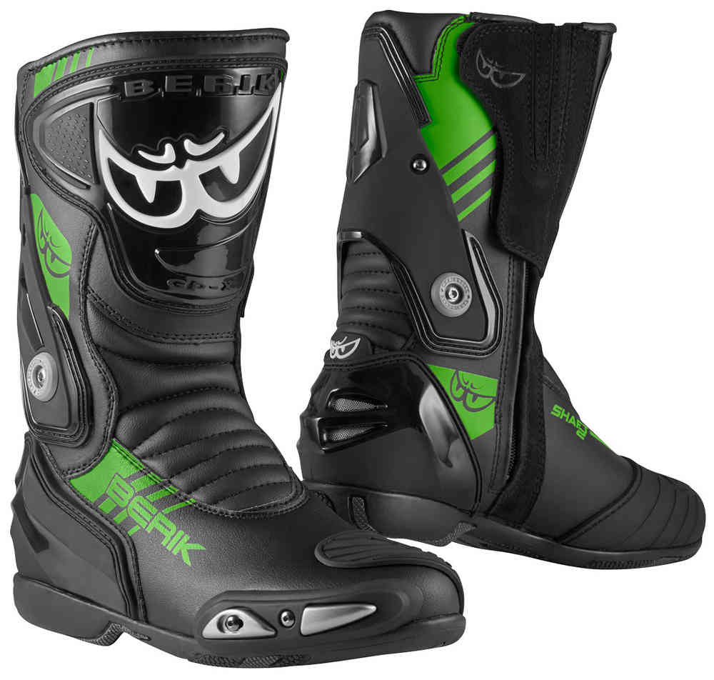 Green motorbike boots 2025