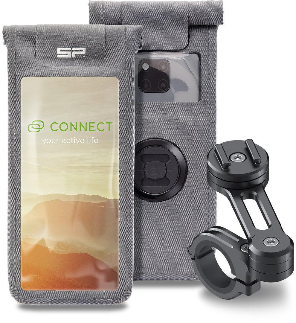 SP Connect Moto Bundle Universal Smartphone Mount, grey, Size M, grey, Size M