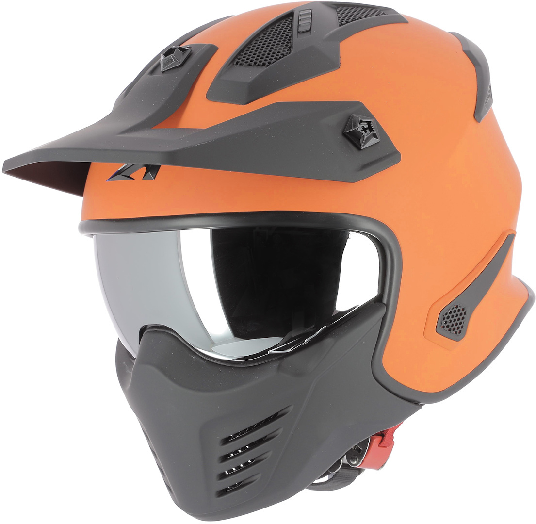 Astone Elektron Jet Helmet, orange, Size XS, orange, Size XS