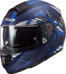 LS2 FF397 Vector Evo Stencil Casco