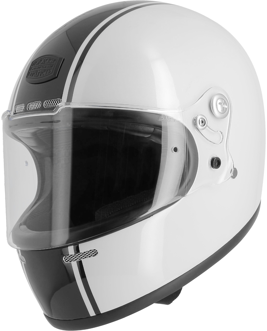 Astone GT Retro Stripes Helmet, black-white, Size XL, black-white, Size XL