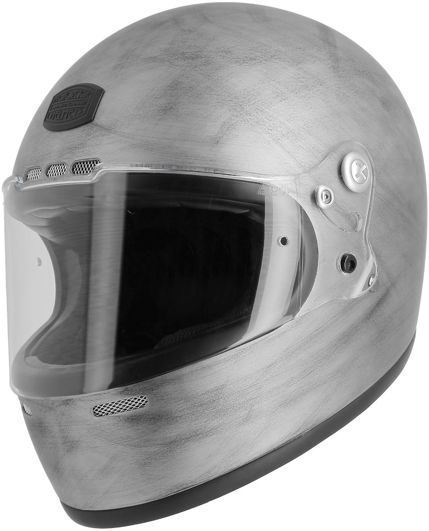Astone GT Retro Monocolor Helmet, grey, Size XS, grey, Size XS