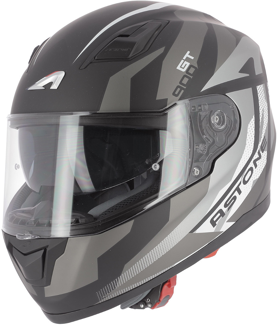 Astone GT900 Alpha Helmet, grey-white, Size XS, grey-white, Size XS