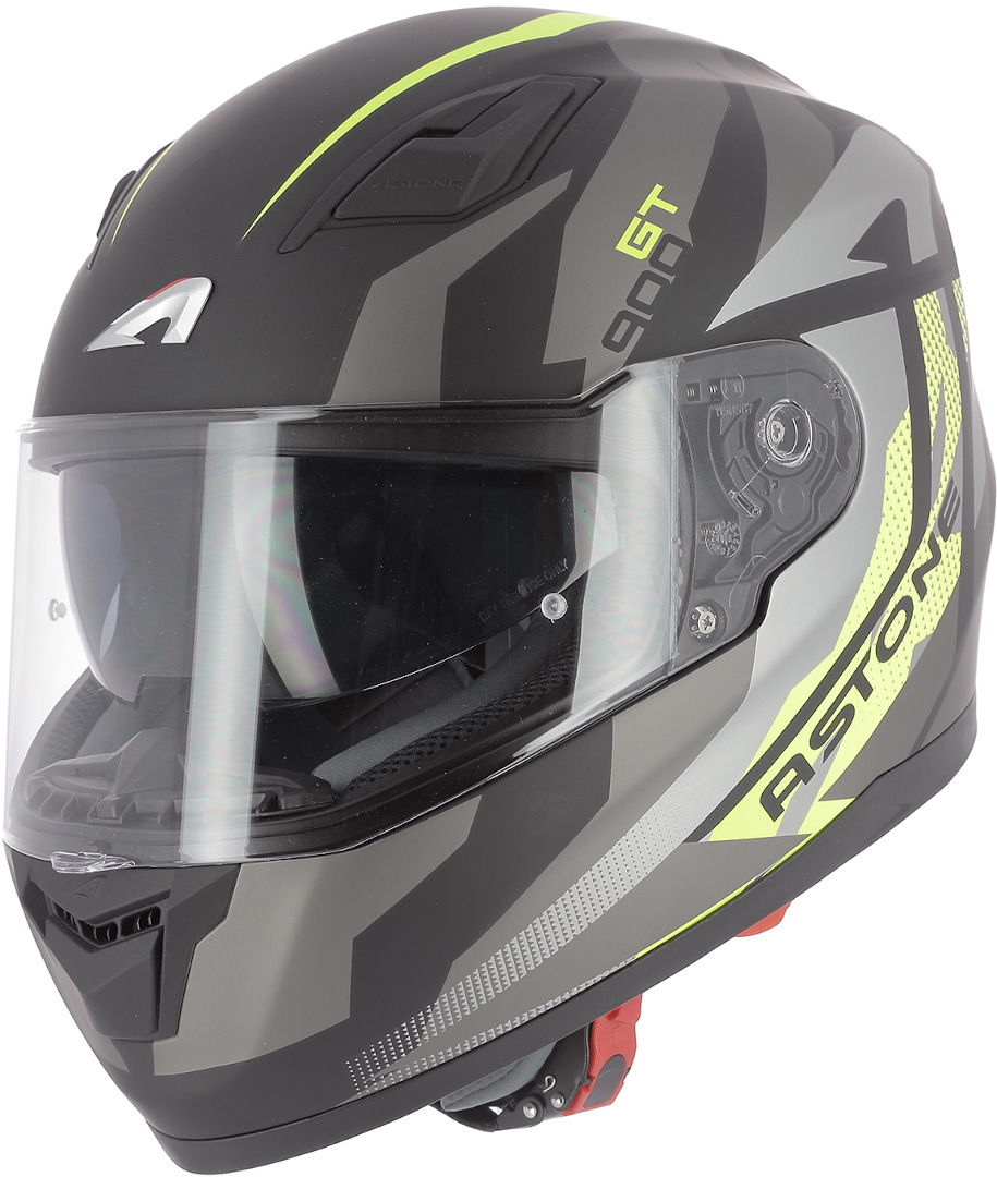 Astone GT900 Alpha Helmet, grey-yellow, Size XS, grey-yellow, Size XS