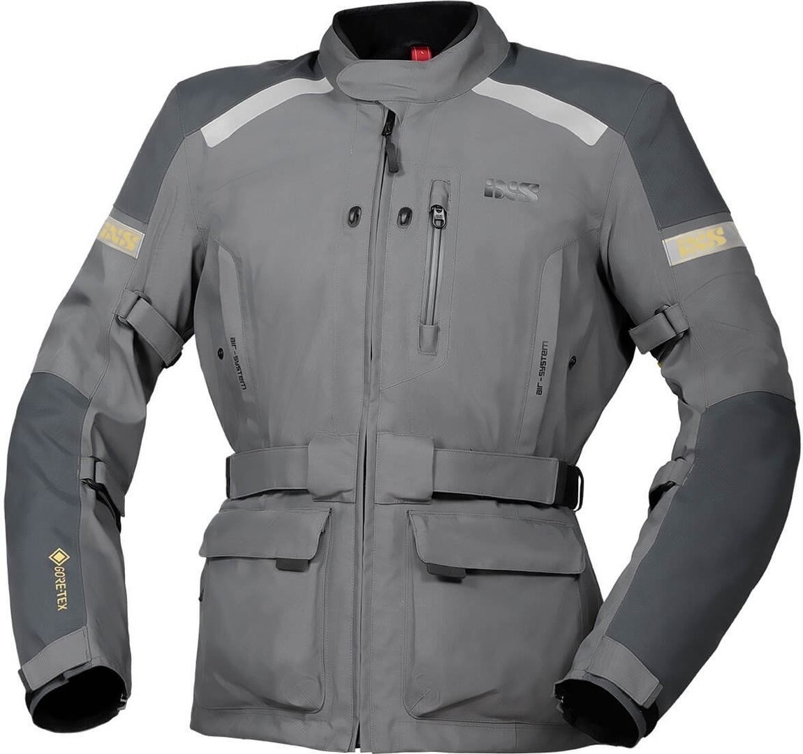 IXS Tour Master Gore-Tex Motorcycle Textile Jacket, grey, Size S, grey, Size S