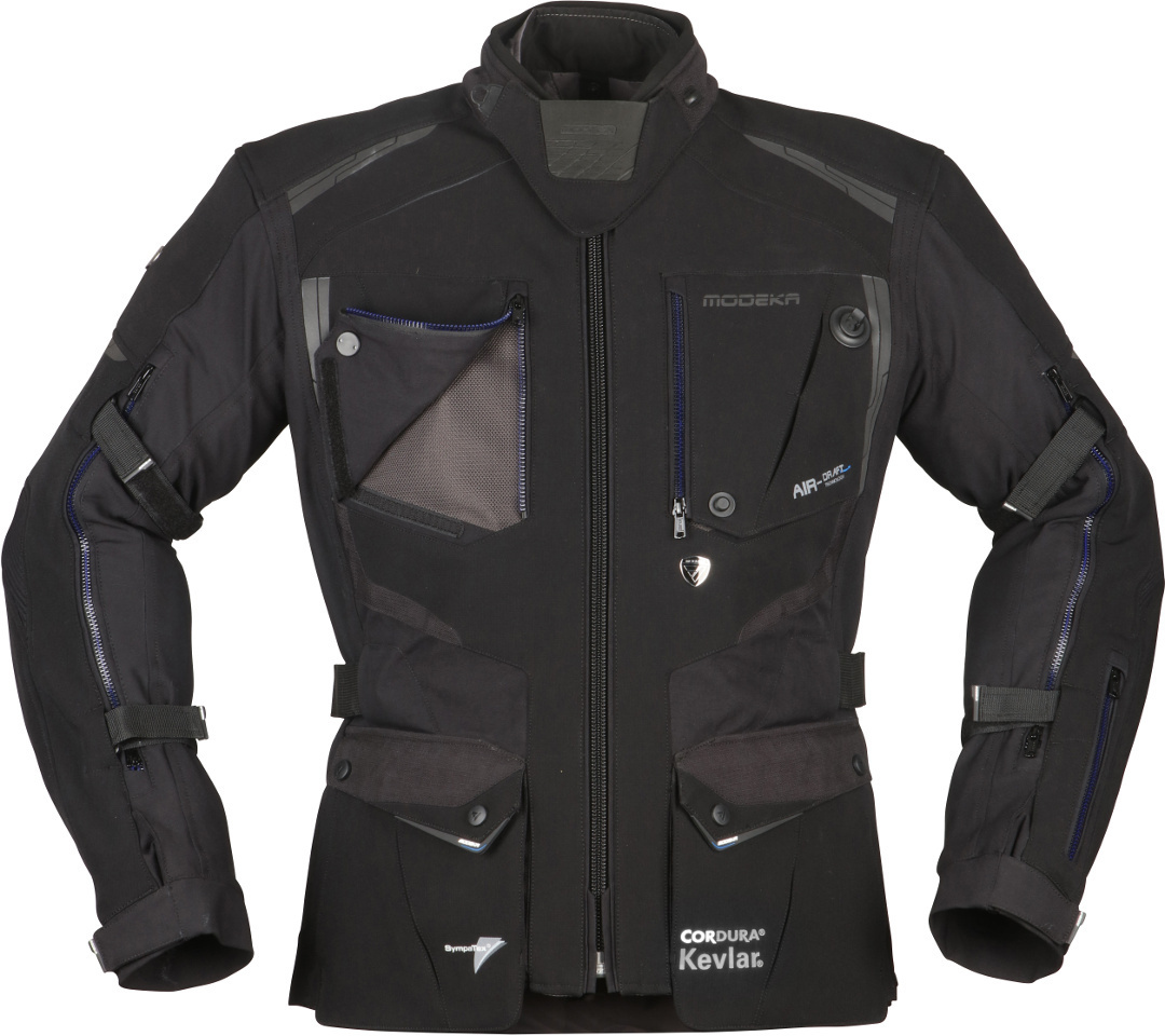 Modeka Talismen Мотоцикл Текстильный куртка чёрный 4XL 