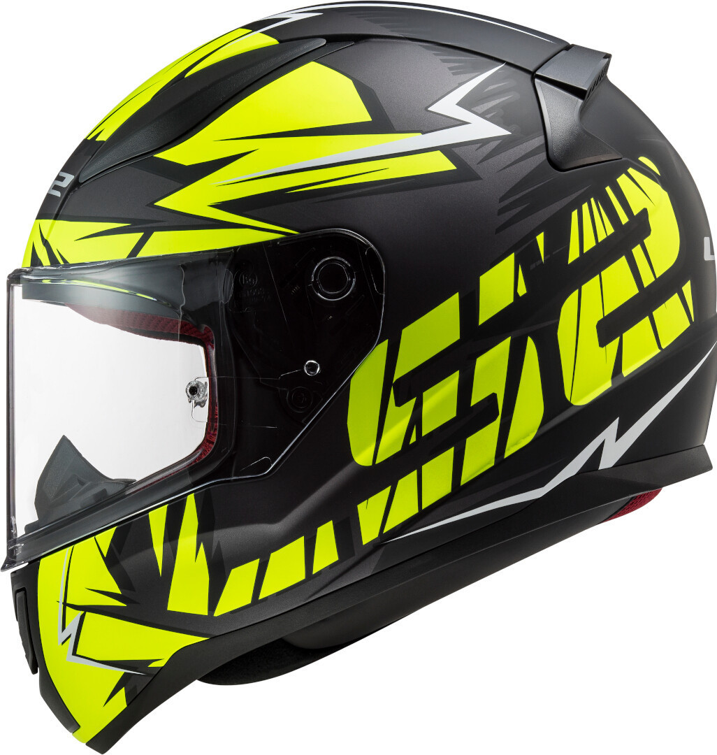 LS2 FF353 Rapid Cromo Helmet, black-yellow, Size S, black-yellow, Size S