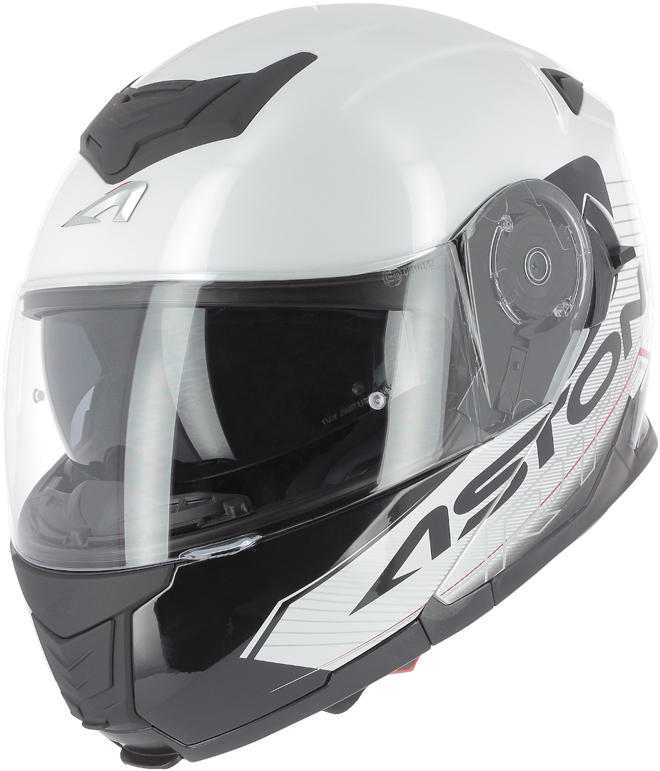 Astone RT 1200 Touring Helmet, black-white, Size XS, black-white, Size XS