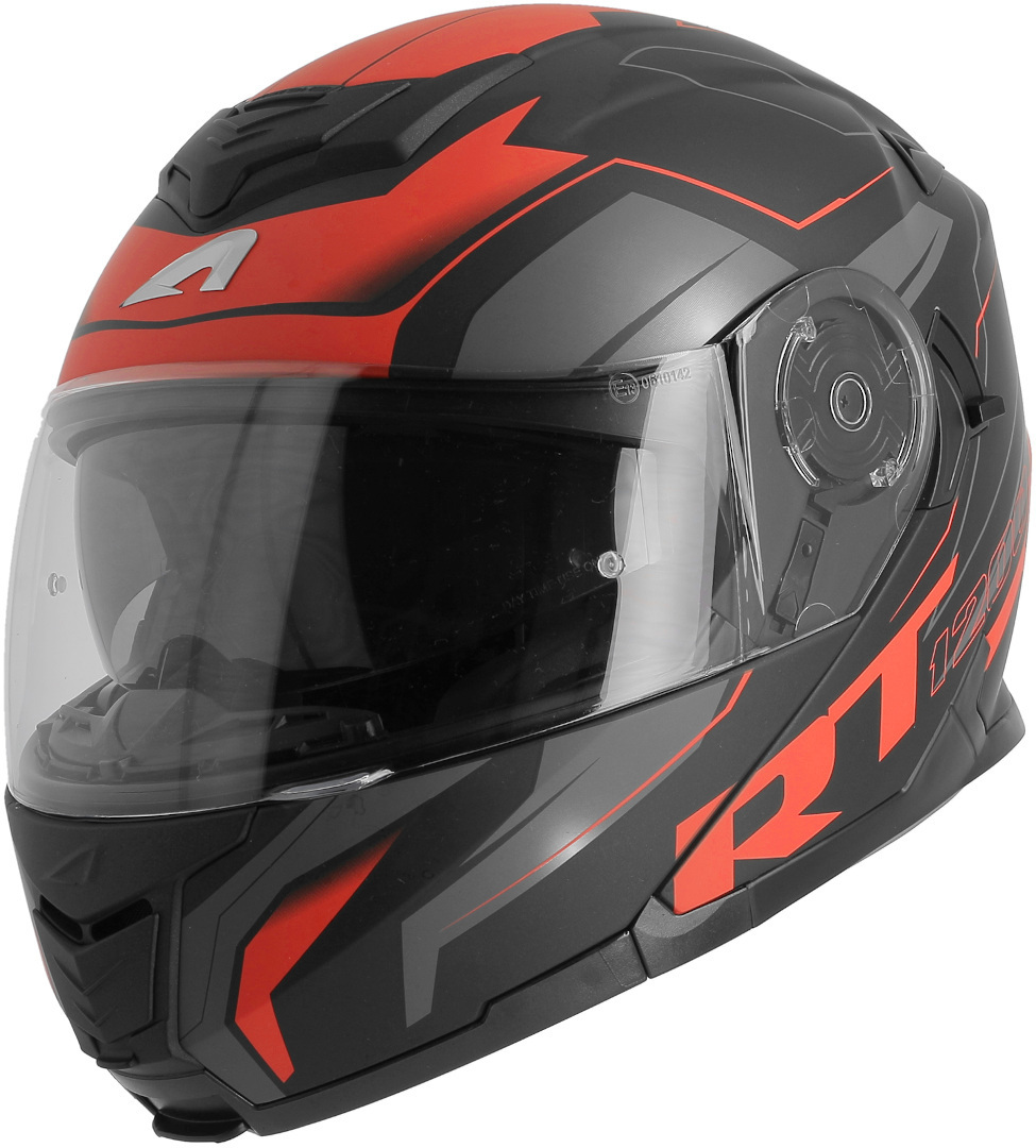 Image of Astone RT 1200 Works Casco, nero-rosso, dimensione XS