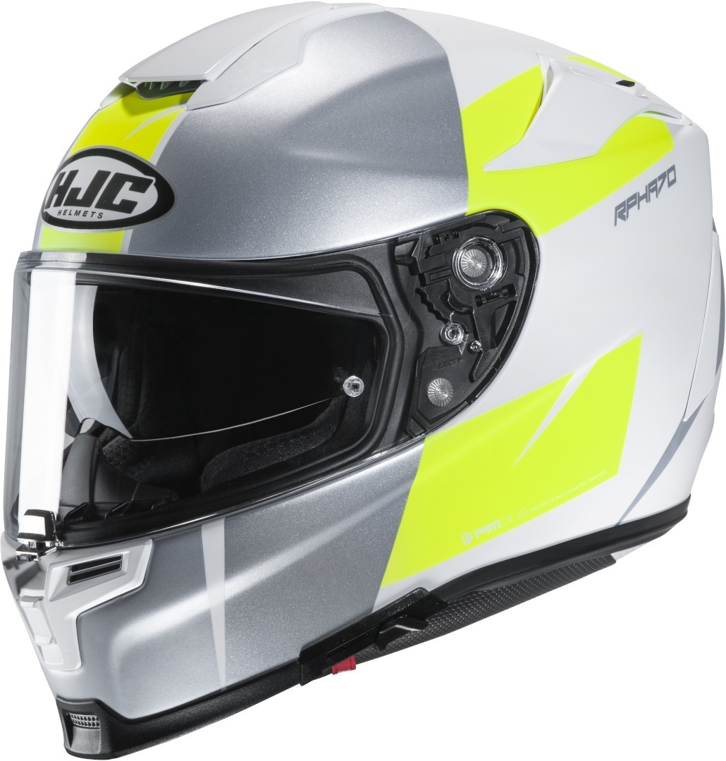 HJC RPHA 70 Terika Helmet, white-yellow, Size XS 54 55, white-yellow, Size XS 54 55