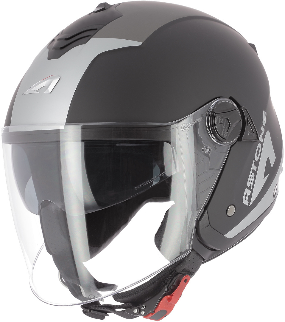 Astone Minijets Wipe Jet Helmet, black, Size 2XL, black, Size 2XL