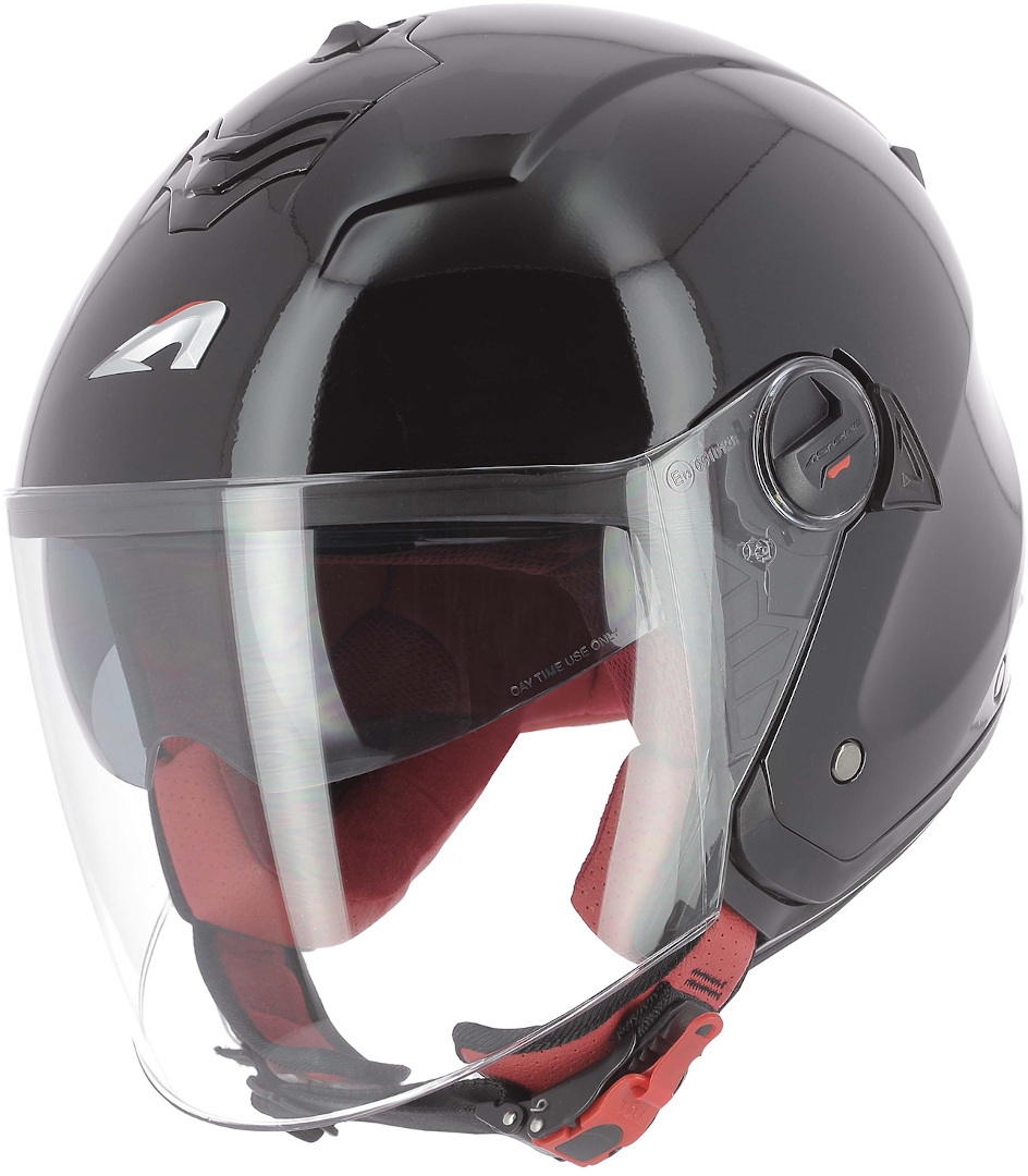 Astone Minijets Monocolor Jet Helmet, black, Size 2XL, black, Size 2XL