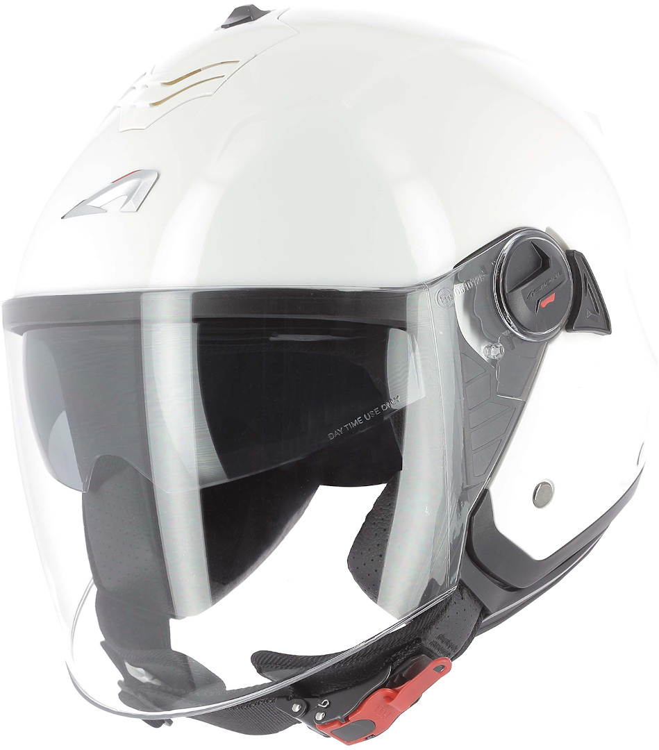 Astone Minijets Monocolor Jet Helmet, white, Size L, white, Size L