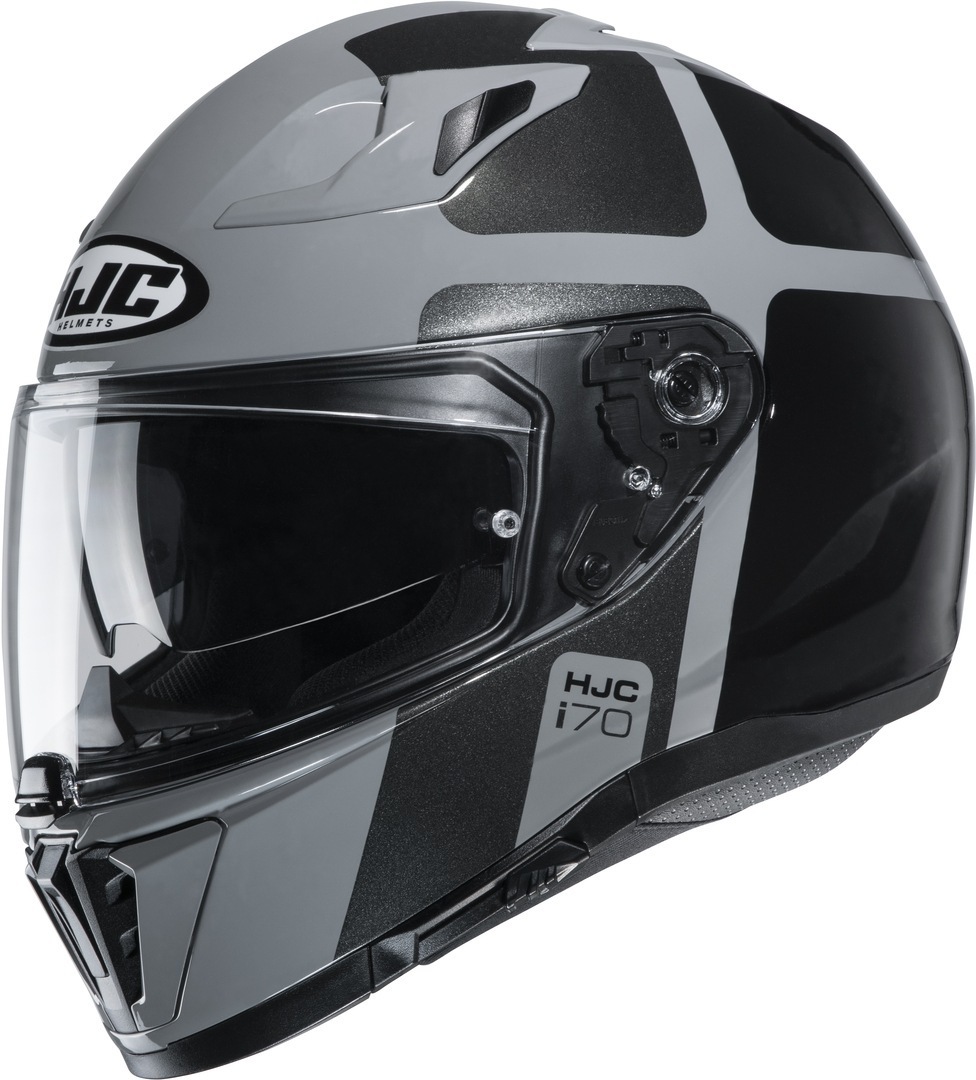 HJC i70 Prika Helmet, black-grey, Size XS, black-grey, Size XS