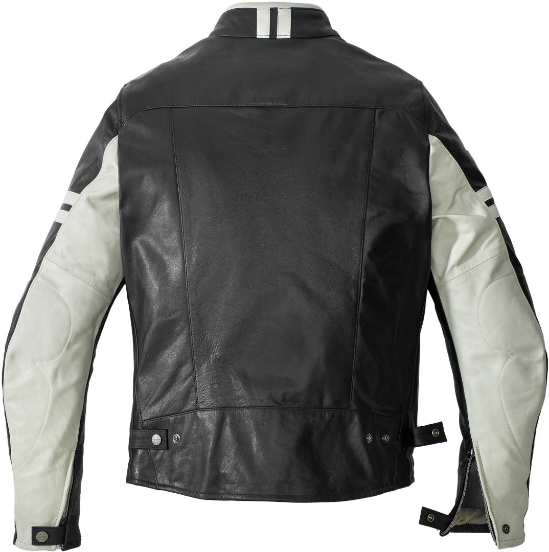 Photos - Motorcycle Clothing Spidi Vintage Motorcycle Leather Jacket, black-grey, Size 54 for Men 