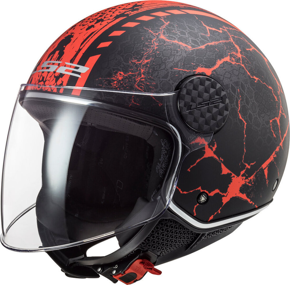LS2 Casco Jet Moto Sphere Lux Skater HV Yellow, XXL (63-64 Cm), In Policarbonato HPTT, Omologato ECE 22.05 - 2