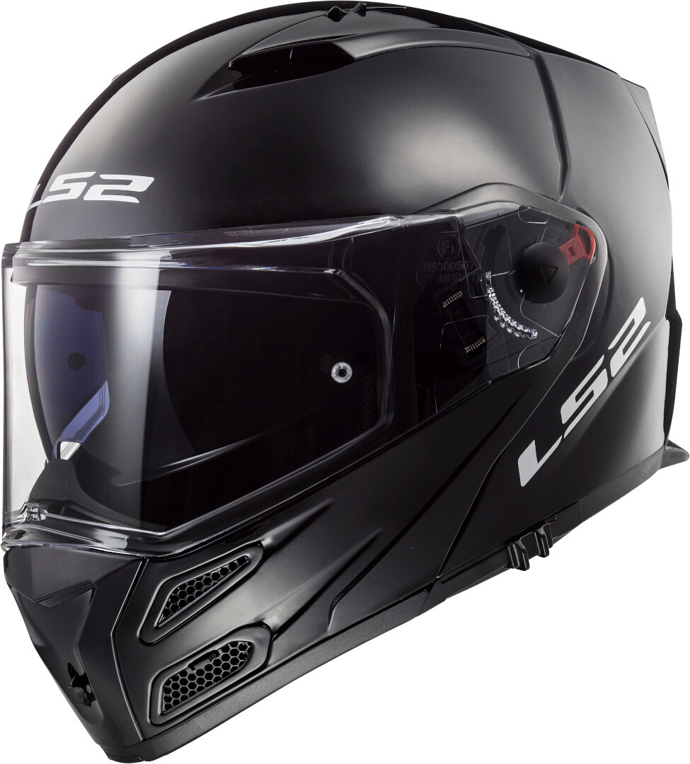 LS2 FF324 Metro Evo P/J Solid Helmet, black, Size 2XS, black, Size 2XS