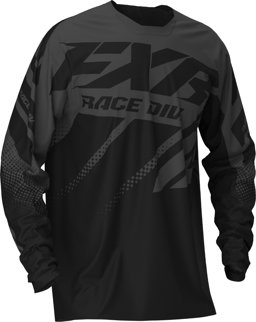 FXR Clutch Motocross Jersey, black-grey, Size M, black-grey, Size M