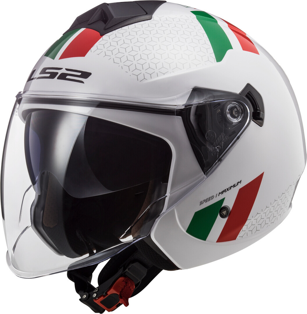 LS2 OF573 Twister II Combo Jet Helmet, multicolored, Size S, multicolored, Size S
