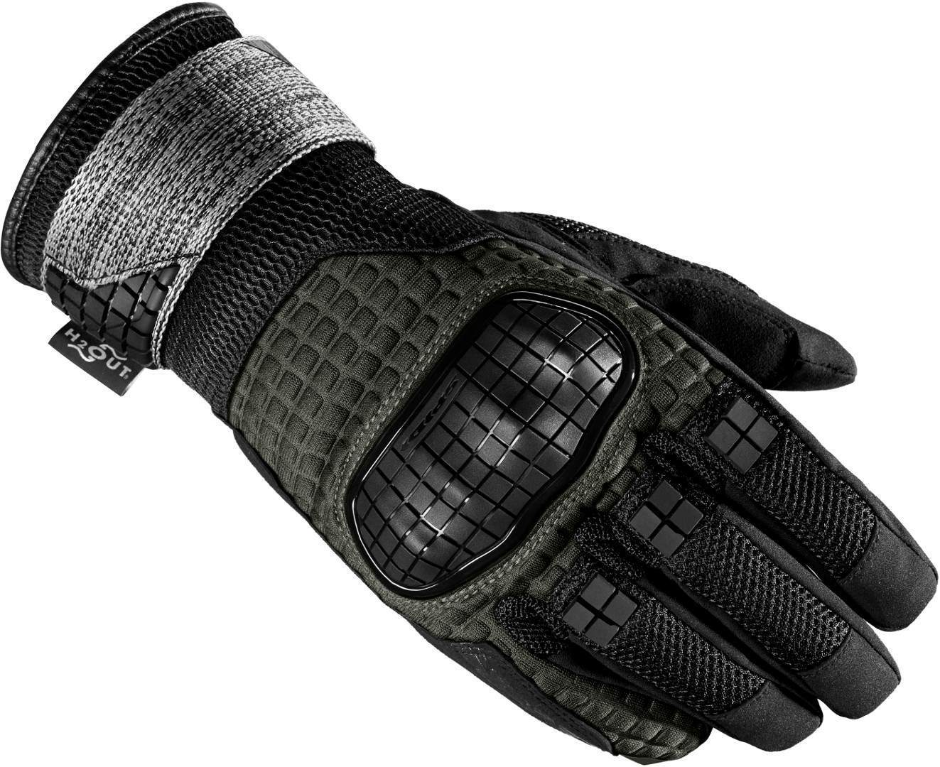 Spidi Rainwarrior Motorcycle Gloves, black-green, Size 3XL, black-green, Size 3XL