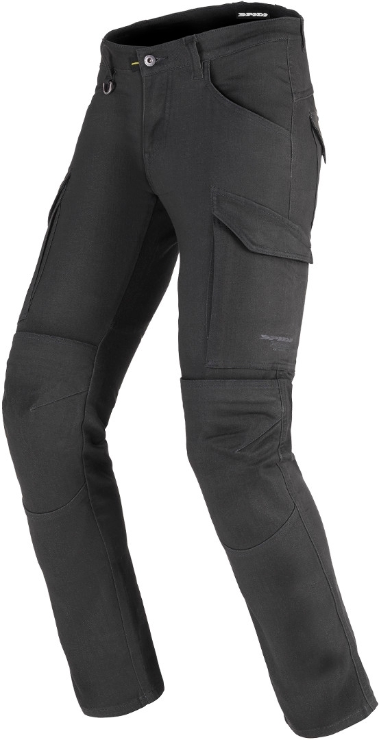 Spidi TexTech Pathfinder Cargo Motorcykel textil byxor, svart-grå, storlek 28