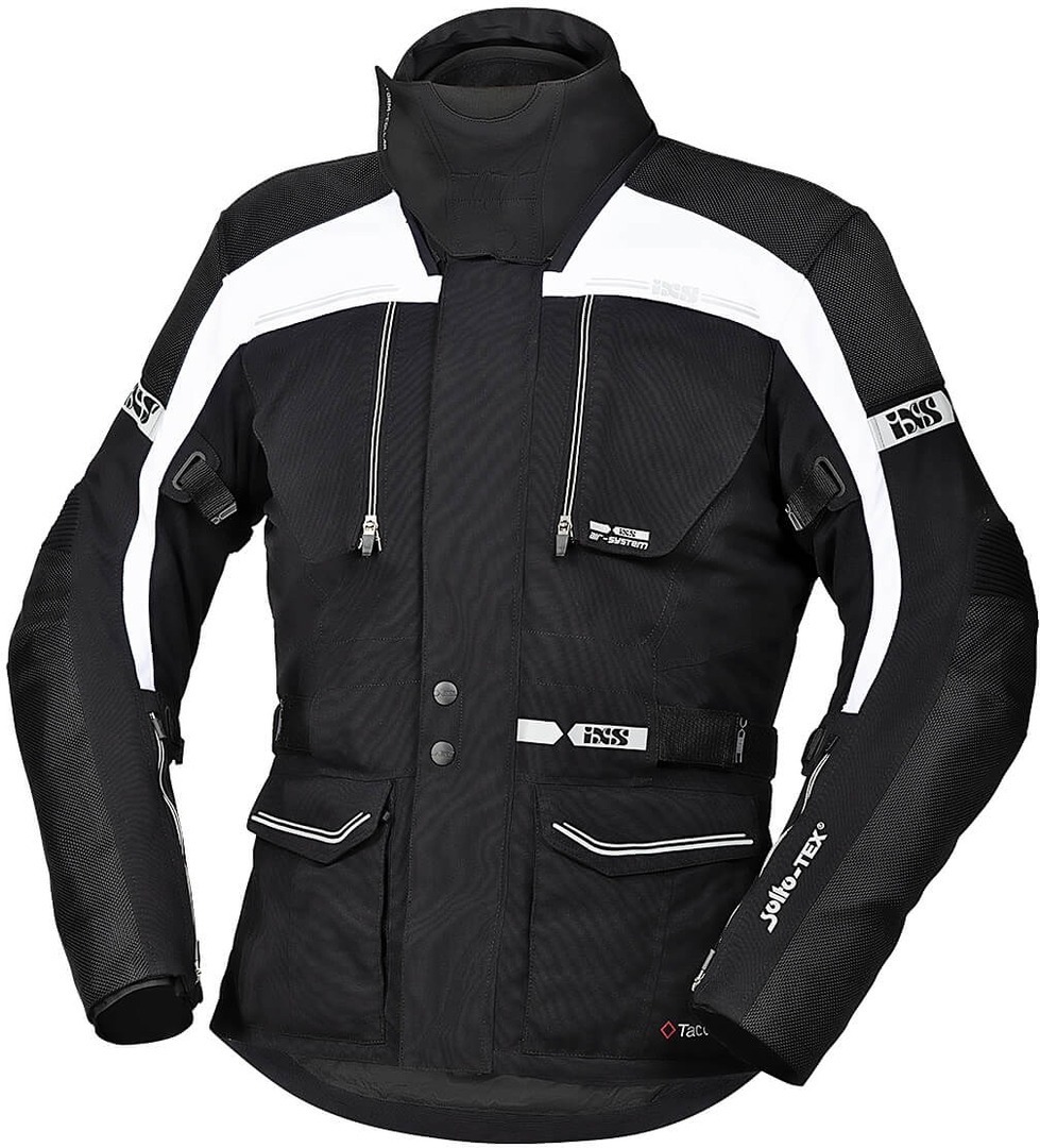 Image of IXS Tour Traveller-ST Giacca tessile motociclistica, nero-bianco, dimensione 2XL