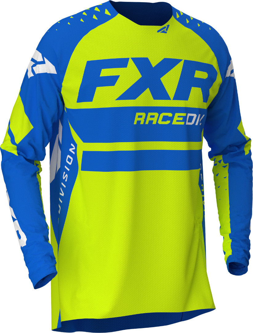 FXR Revo Motocross Jersey, blue-yellow, Size L, blue-yellow, Size L