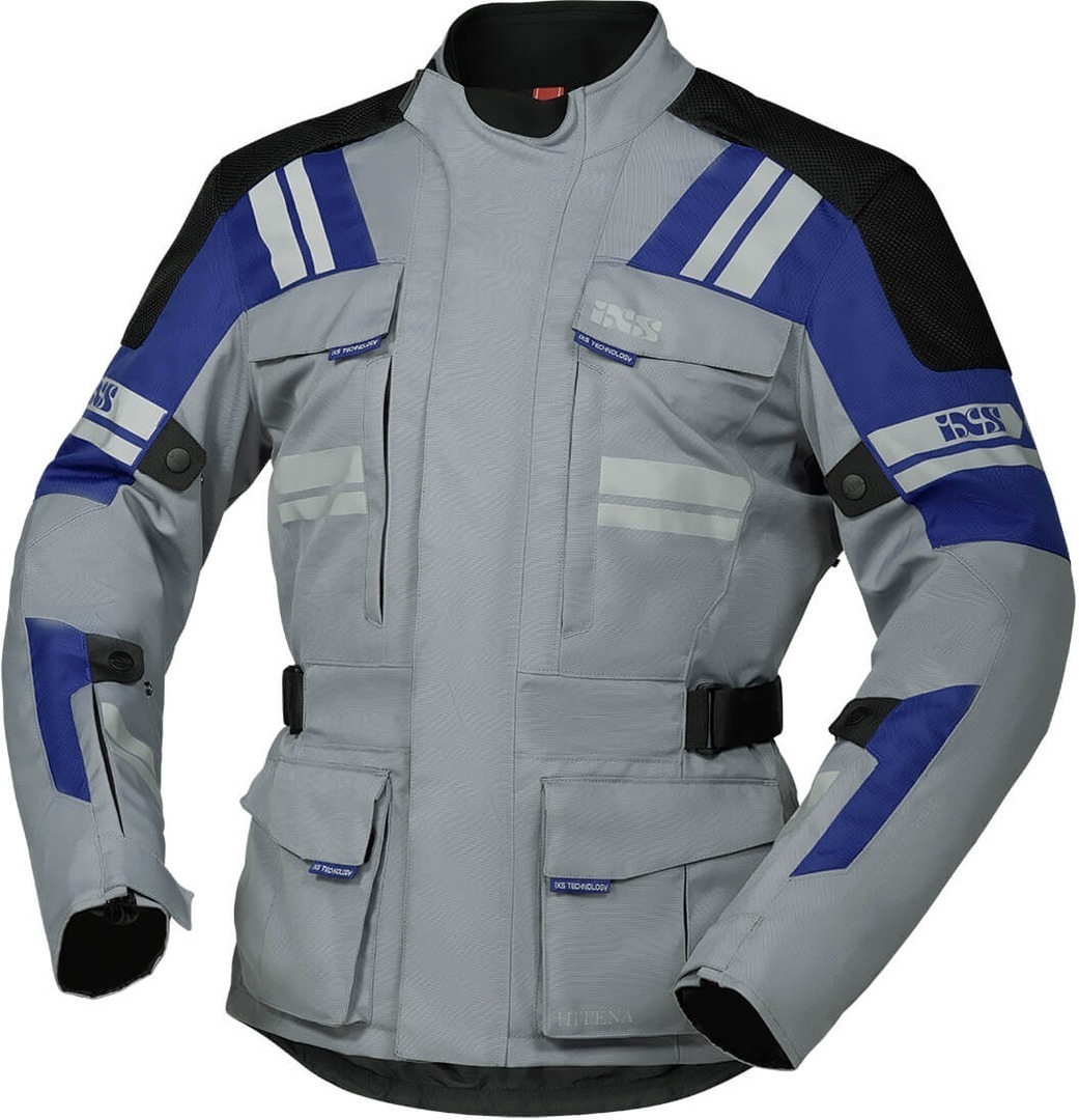 IXS Tour Blade-ST 2.0 Motorcycle Textile Jacket, grey-blue, Size L, grey-blue, Size L