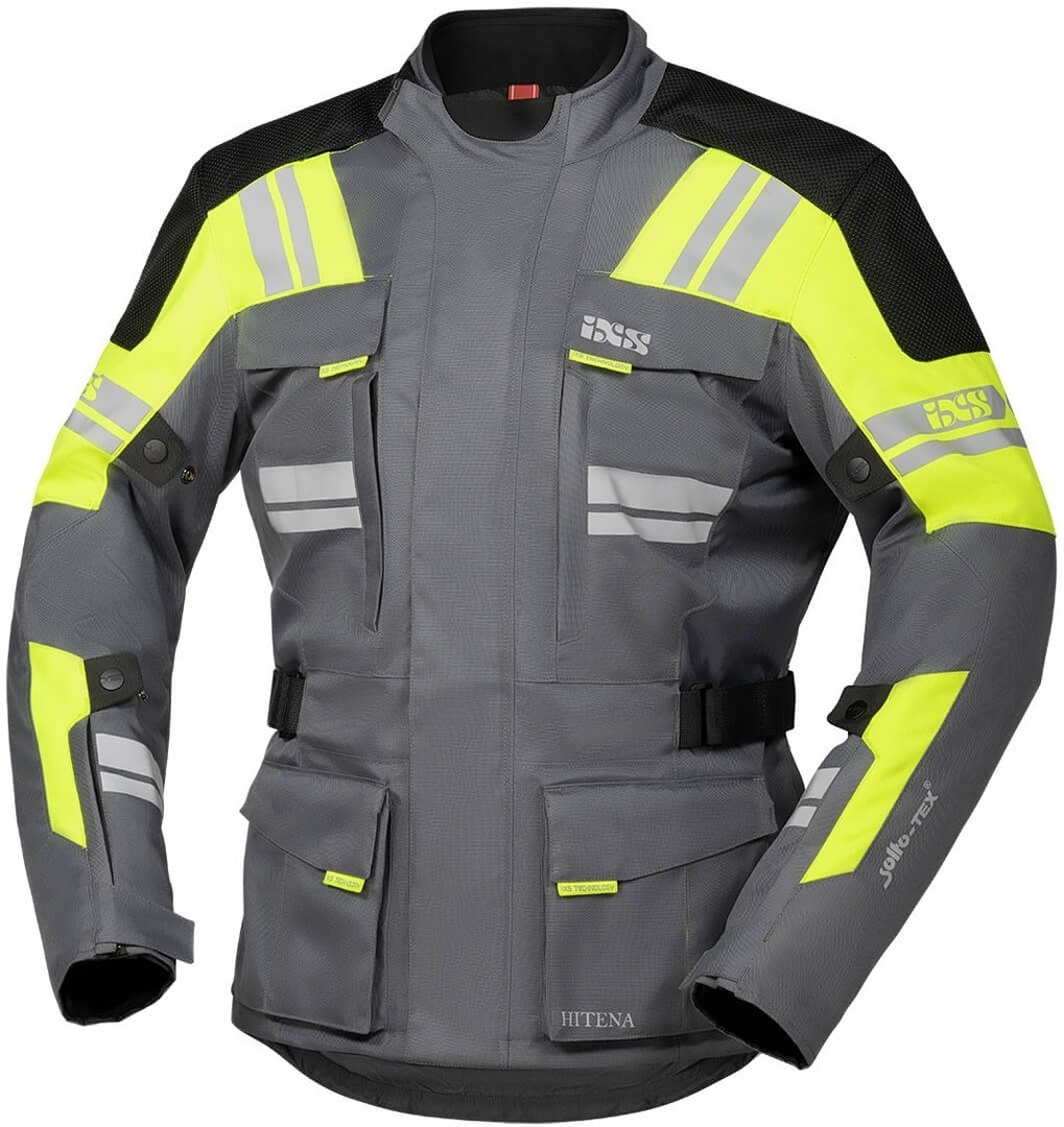 IXS Tour Blade-ST 2.0 Motorcycle Textile Jacket, grey-yellow, Size XS, grey-yellow, Size XS