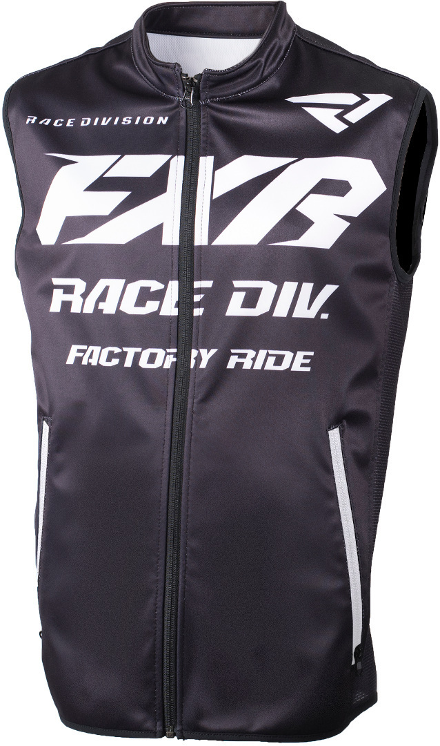 FXR Off-Road Motocross Vest, black-white, Size M, black-white, Size M