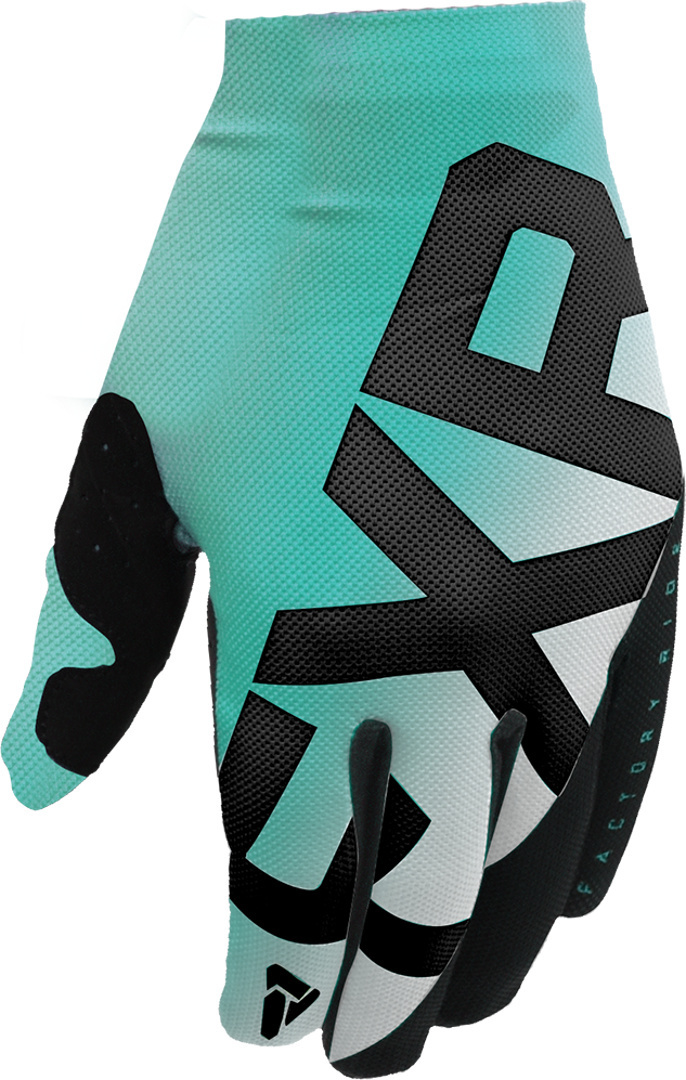 FXR Slip-On Air Motocross Gloves, black-green, Size M, black-green, Size M