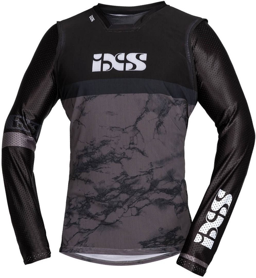 IXS Trigger Motocross Jersey, black-grey, Size XS, black-grey, Size XS