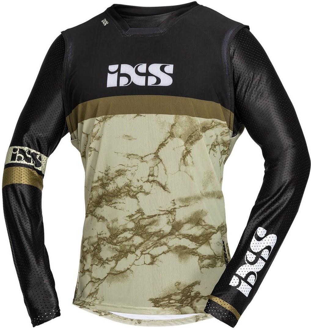 IXS Trigger Motocross Jersey, black-beige, Size XS, black-beige, Size XS