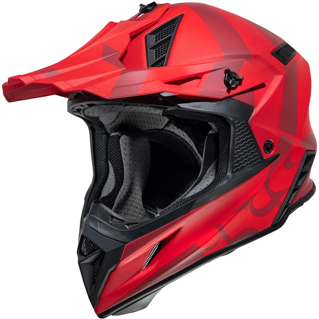 IXS 189 2.0 Motocross Helmet, red, Size XS, red, Size XS