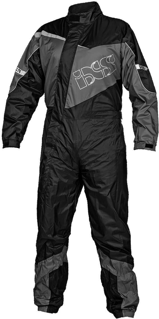 IXS 1.0 1-Teiler Motorcycle Rain Suit, black-grey, Size XS, black-grey, Size XS
