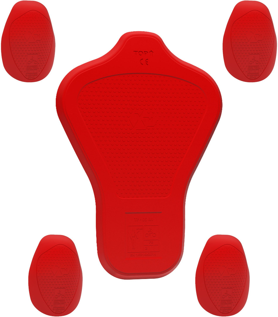 John Doe XTM Top Ladies Protector Set, red for Women, red, Size One Size for Women